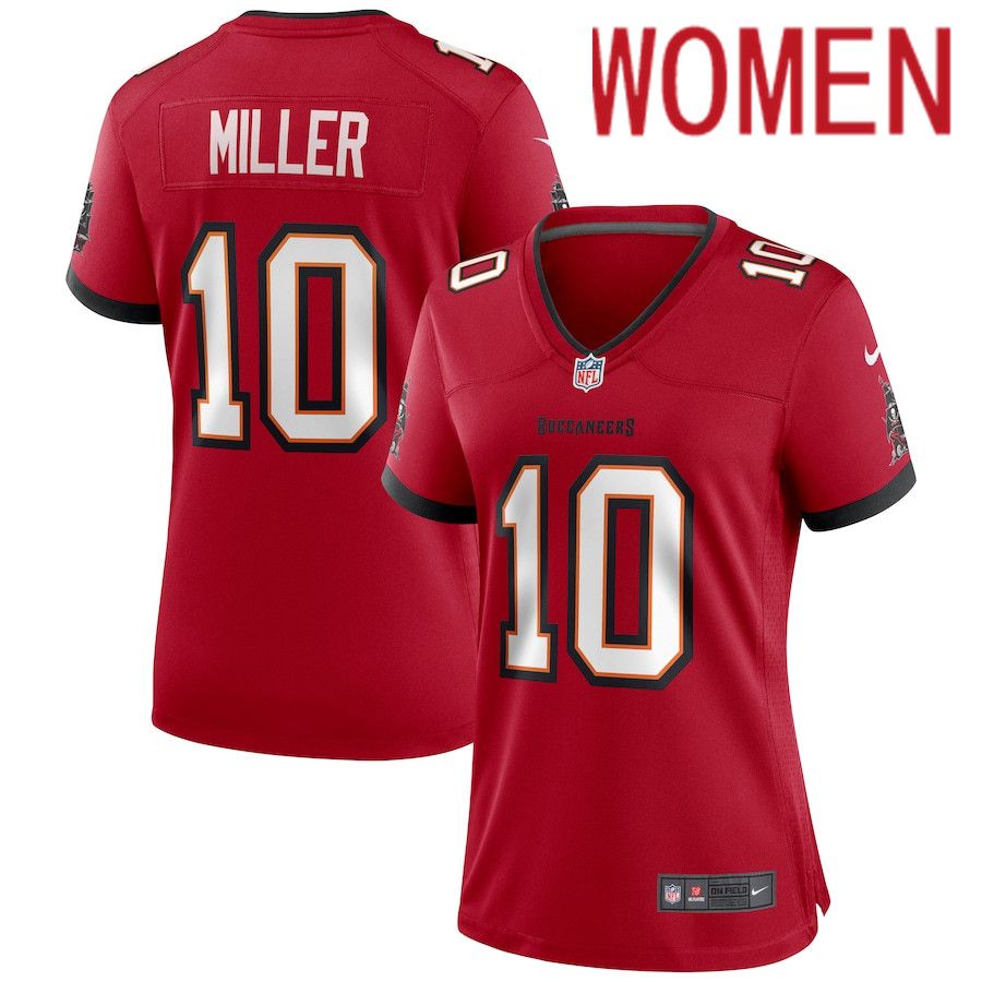 Women Tampa Bay Buccaneers #10 Scotty Miller Nike Red Game NFL Jersey